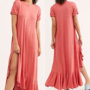 Free People Coral Maxi Dress